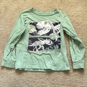 Copper Denim green Boy Dinosaur Long sleeve t-Shirt - Size 5